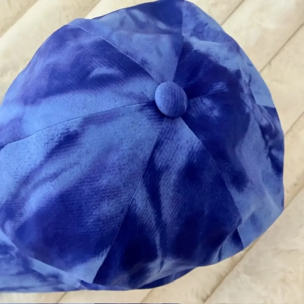 Lululemon Fast Free Run Baseball Cap Women's O/S Blue Game Day‎ Tie Dye Athletic